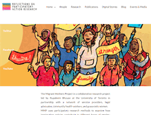 Tablet Screenshot of migrantmothersproject.com